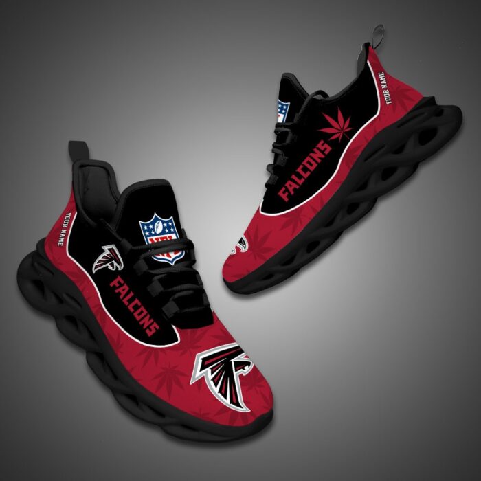 Atlanta Falcons Personalized Weed Limited Edition Max Soul Shoes