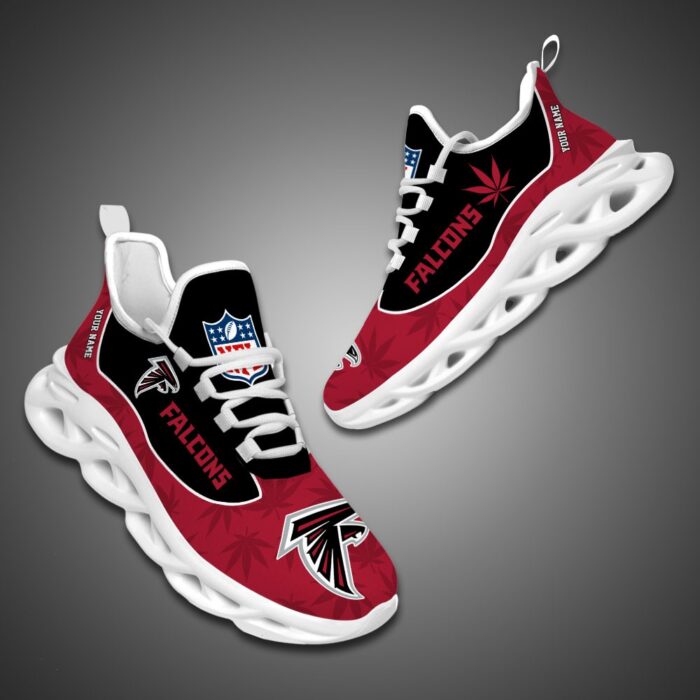 Atlanta Falcons Personalized Weed Limited Edition Max Soul Shoes