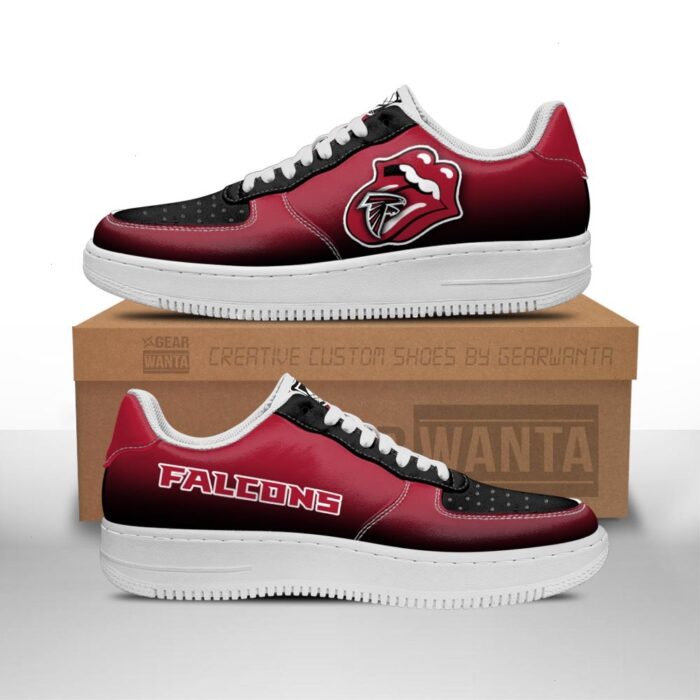 Atlanta Falcons Sneakers Custom Force Shoes Sexy Lips For Fans