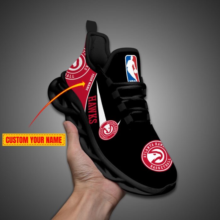 Atlanta Hawks Personalized NBA Max Soul Shoes