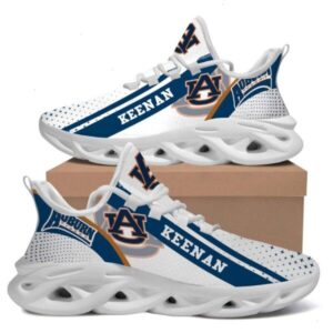 Auburn Tigers Mascot Custom Name Personalized Max Soul Sneaker Running Sport Shoes