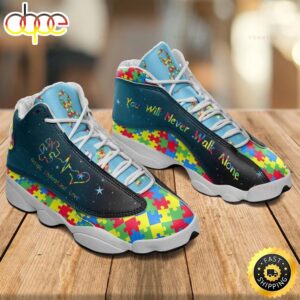 Autism Awareness You Will Never Walk Alone Air Air Jordan 13 Shoes