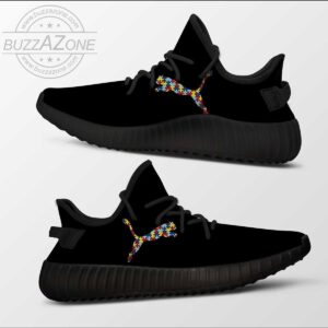 Autism Yeezy Gift For Boy's Girl's Yeezy Shoes, Custom Yeezyboost, Hypebeast Shoes, Custom Shoes 2