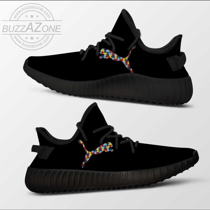 Autism Yeezy Gift For Boy's Girl's Yeezy Shoes, Custom Yeezyboost, Hypebeast Shoes, Custom Shoes, Custom Sneaker