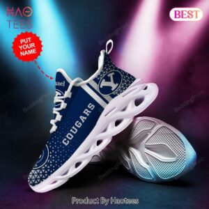 BYU Cougars Custom Personalized NCAA Max Soul Shoes