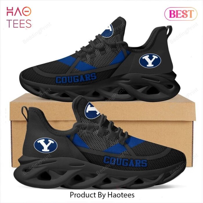 BYU Cougars NCAA Black Mix Blue Max Soul Shoes