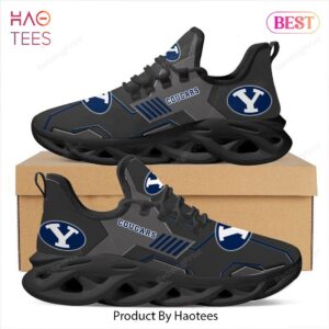 BYU Cougars NCAA Black Mix Logo Max Soul Shoes