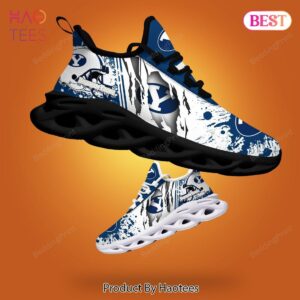 BYU Cougars NCAA White Mix Blue Max Soul Shoes