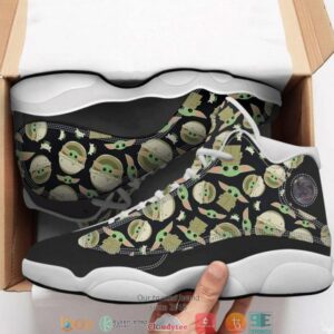 Baby Yoda Men And Women Running Air Jordan 13 Sneaker Shoes