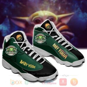 Baby Yoda Star Wars Black Green Air Jordan 13 Shoes