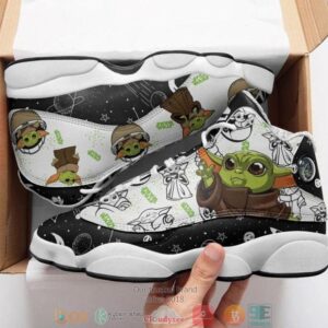 Baby Yoda Starwars 6 Air Jordan 13 Sneaker Shoes