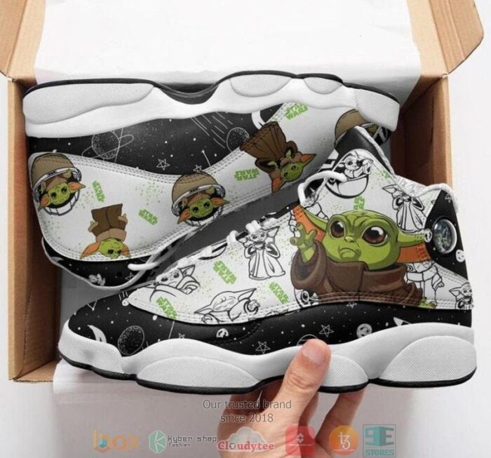 Baby Yoda Starwars 6 Air Jordan 13 Sneaker Shoes