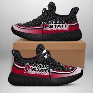 Ball State Cardinals Yeezy Boost Shoes Sport Sneakers