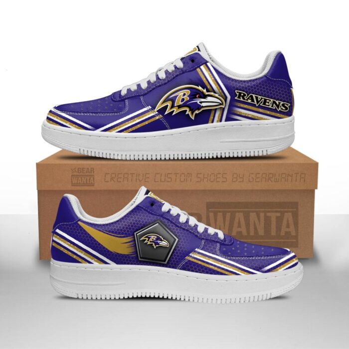 Baltimore Ravens Air Sneakers Custom Fan Gift