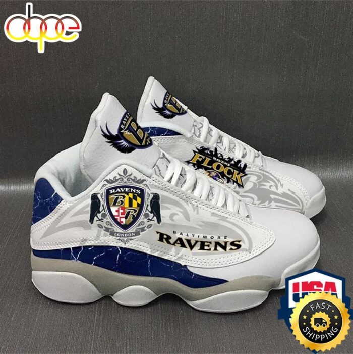 Baltimore Ravens NFL Ver 2 Air Jordan 13 Sneaker