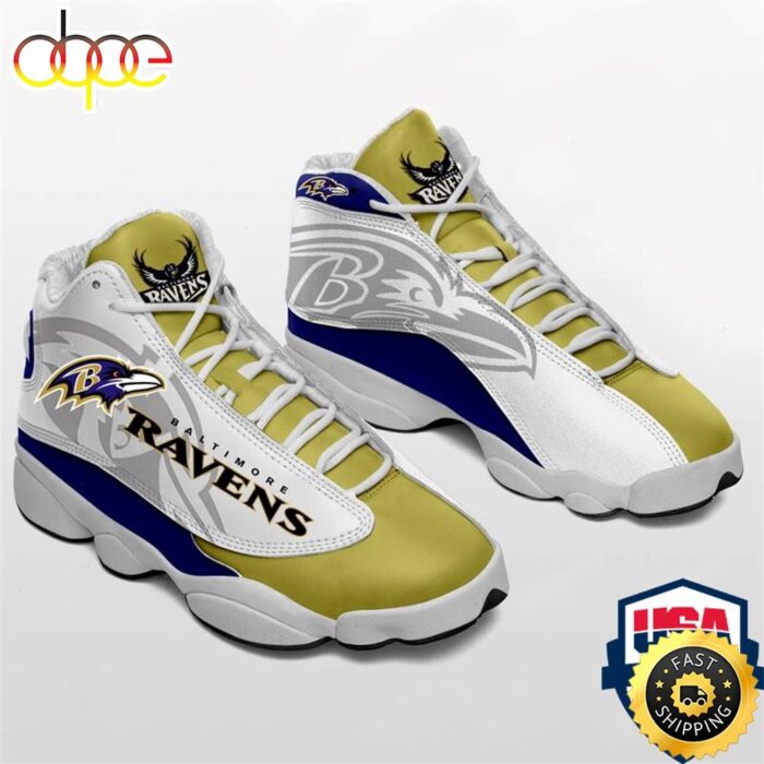 Baltimore Ravens NFL Ver 3 Air Jordan 13 Sneaker