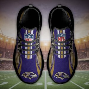 Baltimore Ravens Personalized Max Soul Shoes