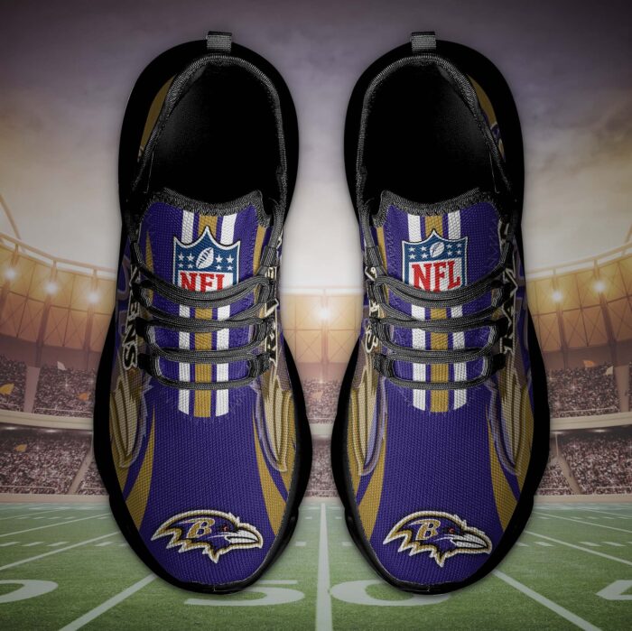 Baltimore Ravens Personalized Max Soul Shoes