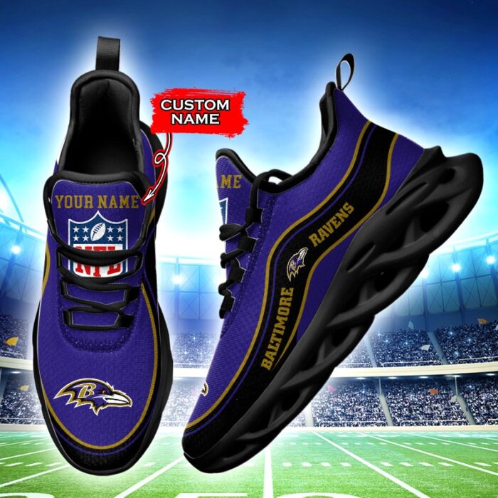 Baltimore Ravens Personalized Max Soul Shoes 32 SPA0901006