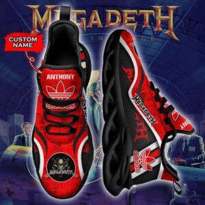 Band Megadeth Max Soul Sneaker Adidas Custom Name 35 M12HTN3092