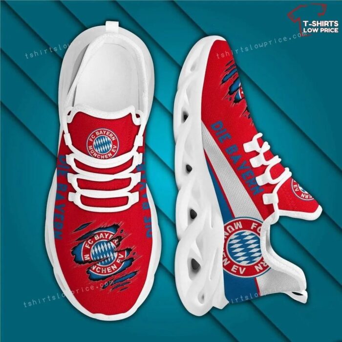 Bayern Munich Red Scratch Max Soul Shoes Running Sneakers