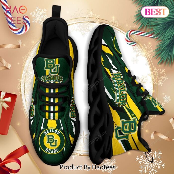 Baylor Bears NCAA Green Black Gold Max Soul Shoes