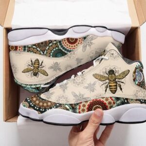 Bee Mandala All Over Printed Air Jordan 13 Sneakers