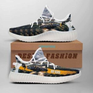 Bf109 German Aircraft Yeezy Boost Shoes Sport Sneakers Yeezy Shoes