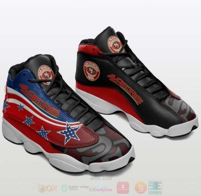 Big Star San Francisco 49Ers Nfl Team Air Jordan 13 Shoes