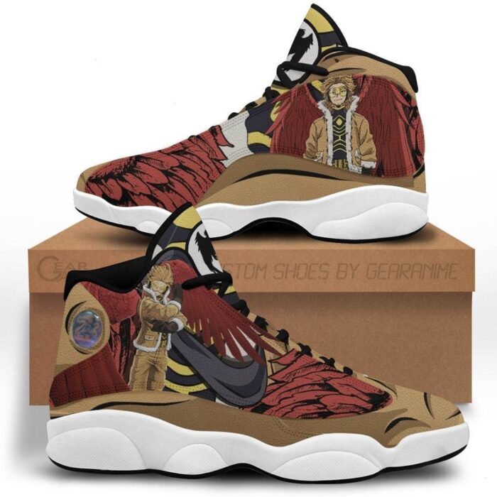 Bnha Hawks Keigo Takami Anime My Hero Academia Air Jordan 13 Shoes