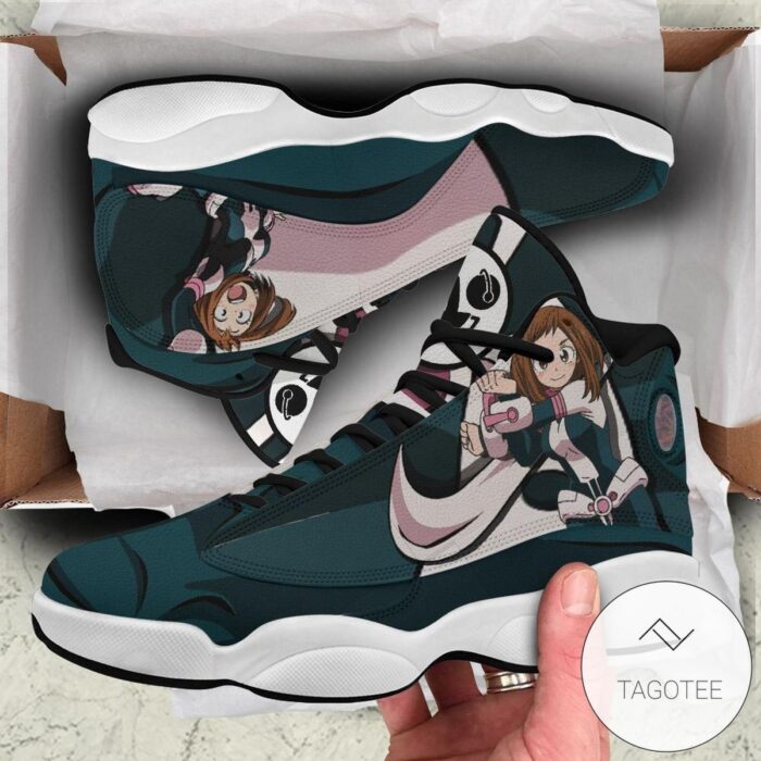 Bnha Ochako Uraraka Sneakers Custom Anime My Hero Academia Air Jordan 13 Shoes