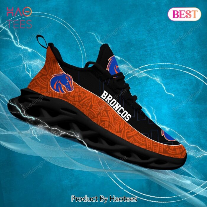 Boise State Broncos NCAA Black Blue Orange Max Soul Shoes