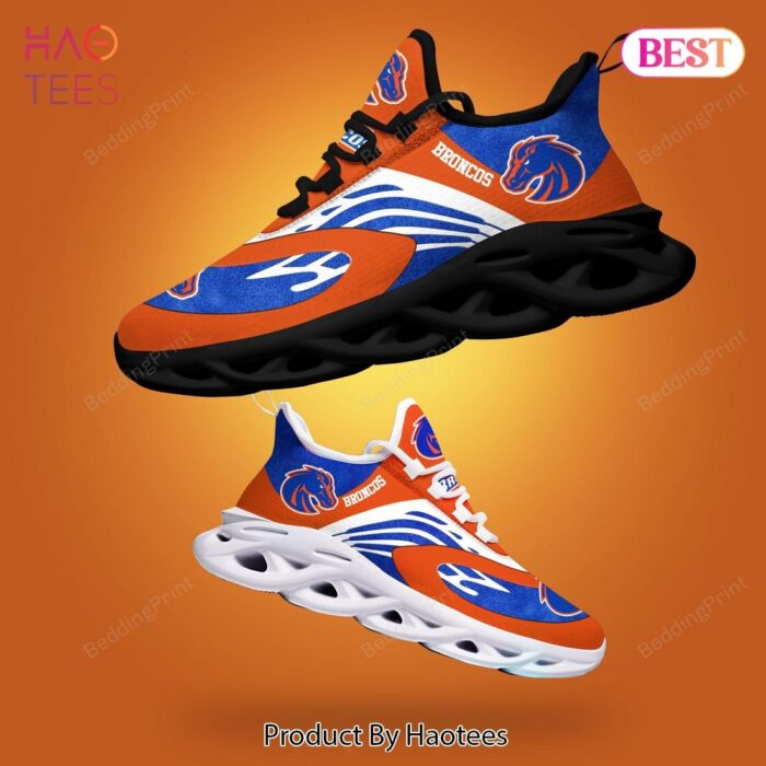 Boise State Broncos NCAA Blue Mix Orange Max Soul Shoes Fan Gift