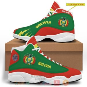 Bolivia Personalized Green Air Jordan 13 Shoes