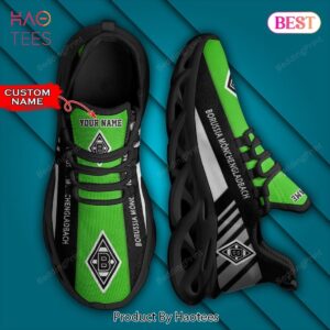 Borussia Monchengladbach Custom Name Black Green Max Soul Shoes