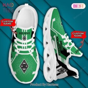 Borussia Monchengladbach Custom Name Trending Green Max Soul Shoes