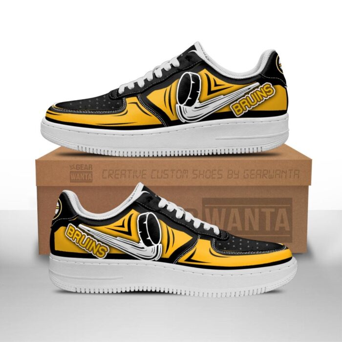 Boston Bruins Air Sneakers Custom For Fans