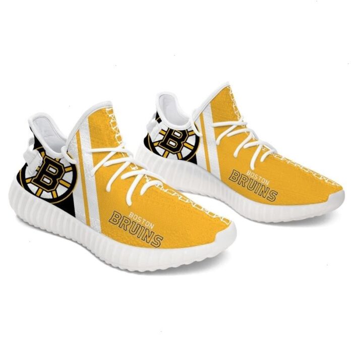 Boston Bruins Sneakers Big Logo Yeezy Shoes Art 1953