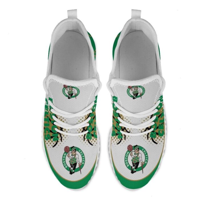 Boston Celtics Unisex Sneakers New Sneakers Basketball Custom Shoes Boston Celtics Yeezy Boost