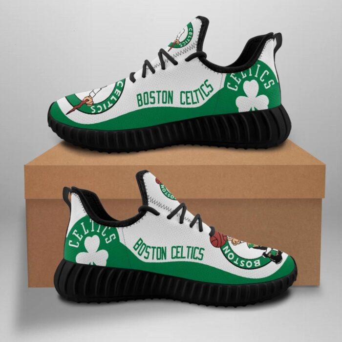 Boston Celtics Unisex Sneakers New Sneakers Custom Shoes Basketball Yeezy Boost