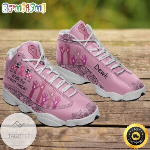 Breast Cancer Awareness Air Jordan 13 Shoes Sneakers