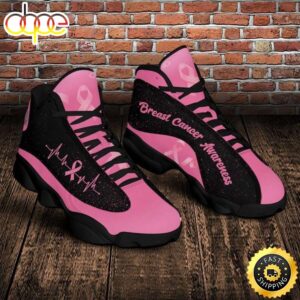 Breast Cancer Awareness Cancer Fight Pink Ribbon Warrior Gift Air Air Jordan 13 Shoes