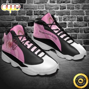 Breast Cancer Awareness Daisy Flower Pink Ribbon Rainbow Air Air Jordan 13 Shoes