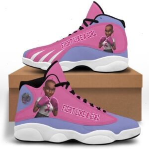 Breast Cancer Awareness Fight Like A Girl Air Jordan 13 Sneakers