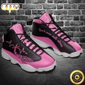 Breast Cancer Awareness Pink Ribbon Heartbeat Air Air Jordan 13 Shoes