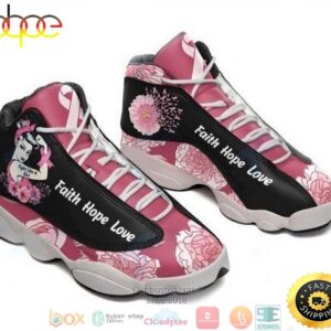 Breast cancer fight like a girl XIII Air Jordan 13 Sneaker Shoes