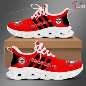 Brentford FC Red Black Max Soul Shoes Running Sneakers