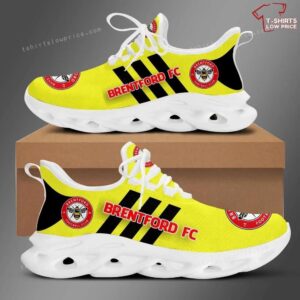 Brentford FC Yellow Black Max Soul Shoes Running Sneakers