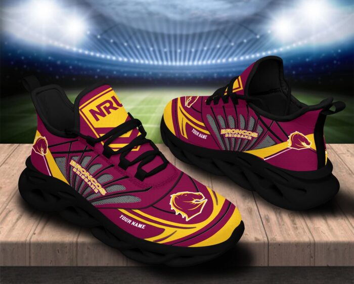 Brisbane Broncos Black Shoes Max Soul