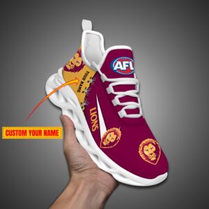 Brisbane Lions Personalized AFL Max Soul Shoes